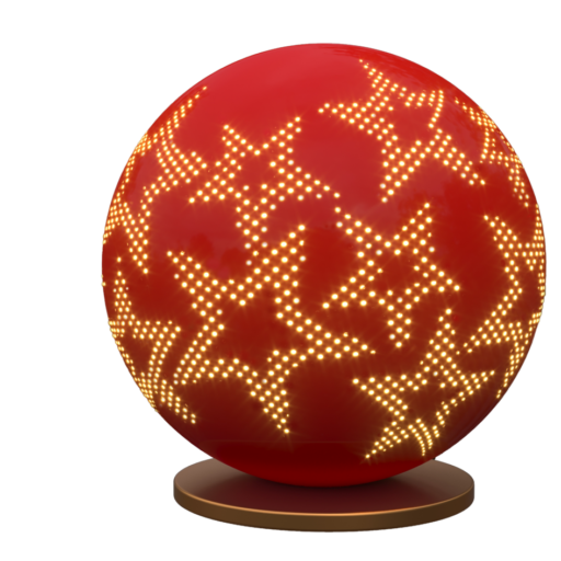 Арт объект шары 9 мая