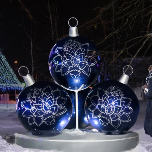 Пирамида шаров из стеклопластика