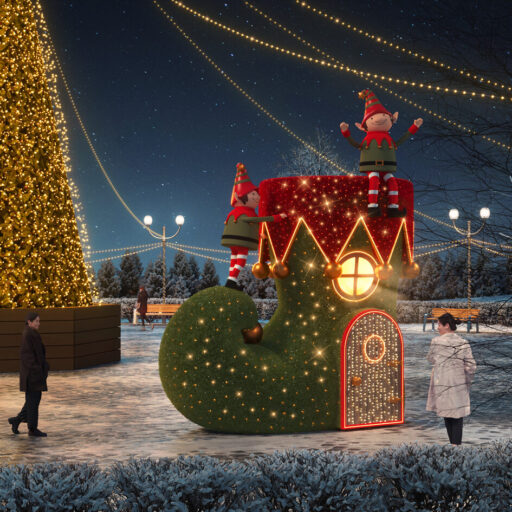 Сапог с гномами