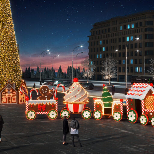 Пряничный паровоз