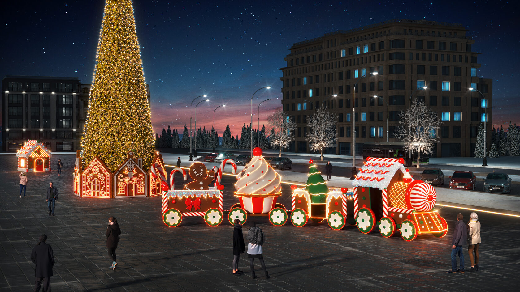 Пряничный паровоз