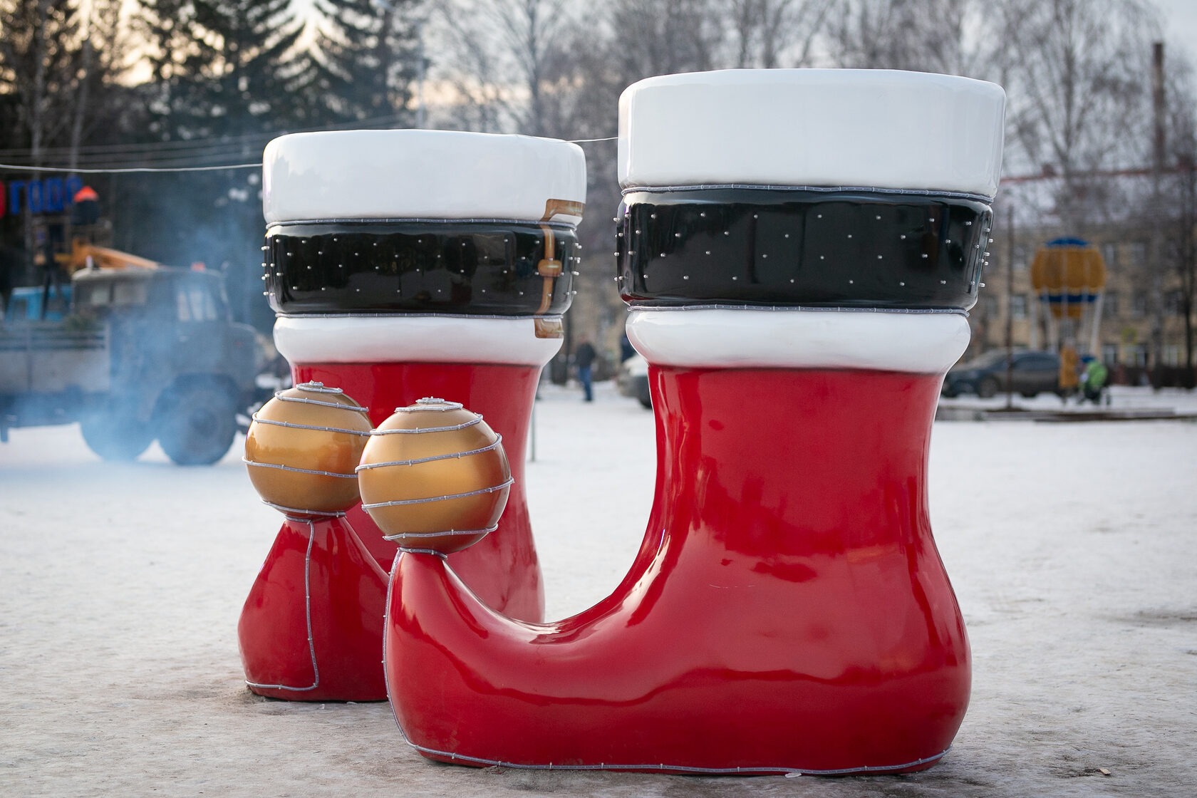 Селфи зона "Сапоги деда мороза" — изображение 8