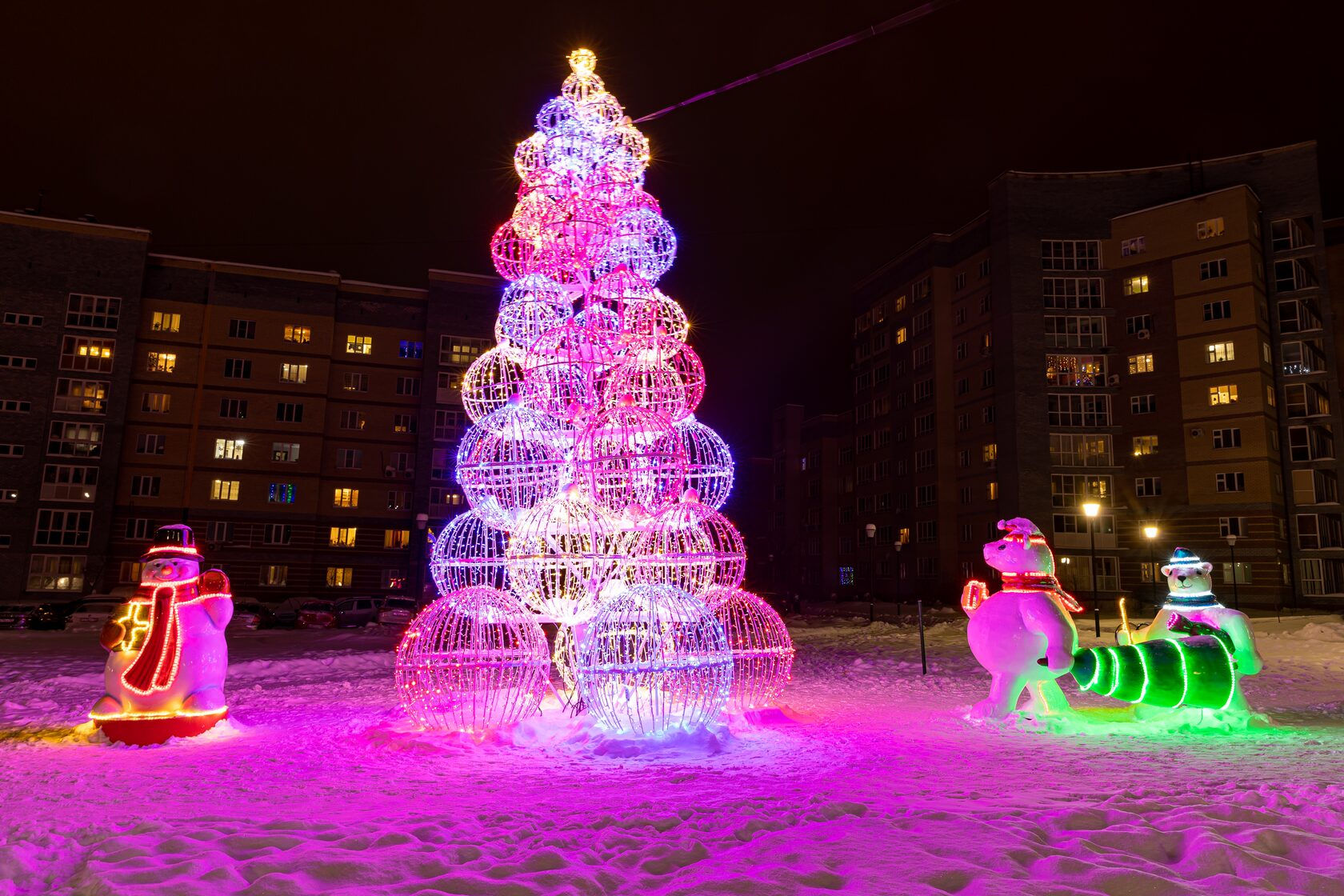 Световая елка