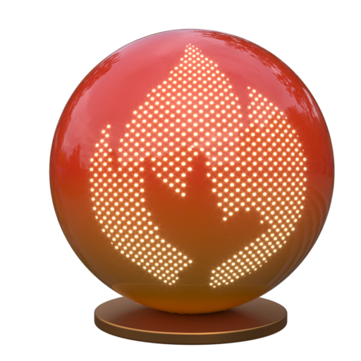 Арт объект шары 9 мая