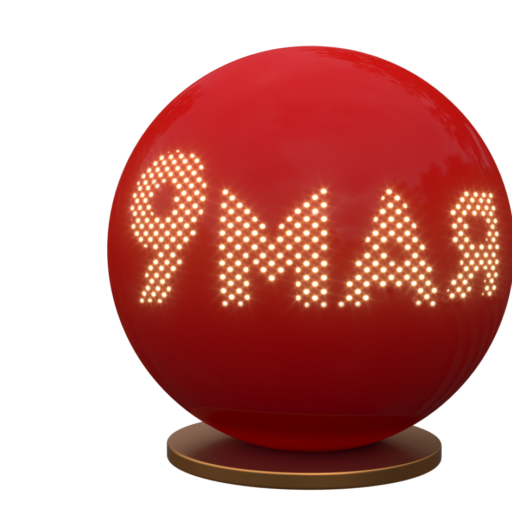 Арт объект шары 9 мая