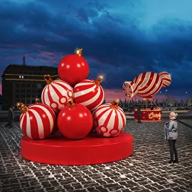 Новогодние шары из стеклопластика